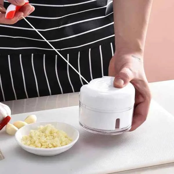 Mini Manual Food Chopper for Effortless Meal Prep
