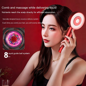 Fluffy Comb Scalp Massager Infrared Hair Care And Beauty - Urban Cart