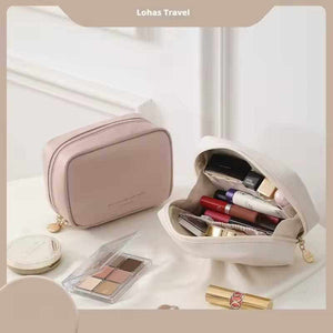 Ultimate Large Travel Makeup Bag – Stylish Waterproof PU Leather Cosmetic Organizer for Effortless Beauty On-the-Go - Urban Cart