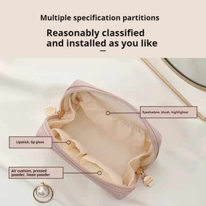 Ultimate Large Travel Makeup Bag – Stylish Waterproof PU Leather Cosmetic Organizer for Effortless Beauty On-the-Go - Urban Cart